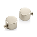Capuchons pour tringle argent
