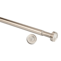 Tringle à Tension pour rideaux - Diamètre 22/25 mm nickel brossé