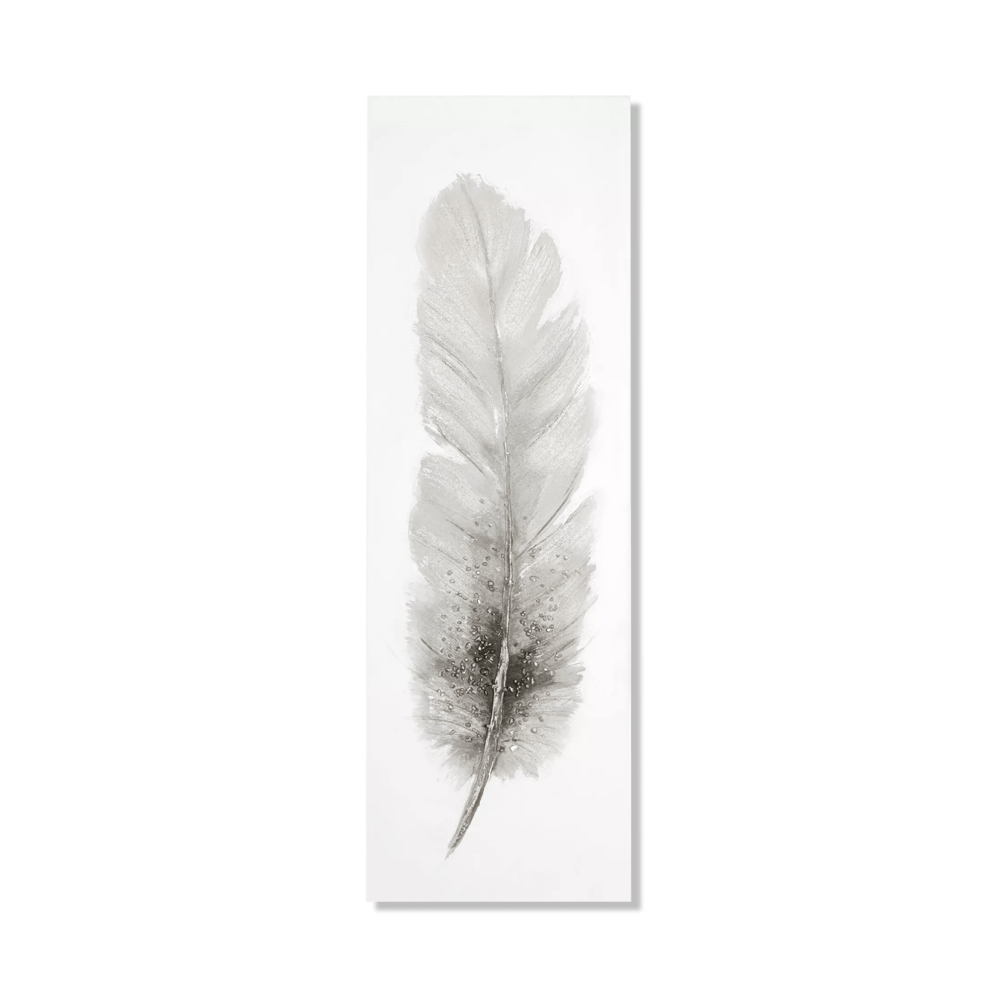 Feather Oil Painted Canvas