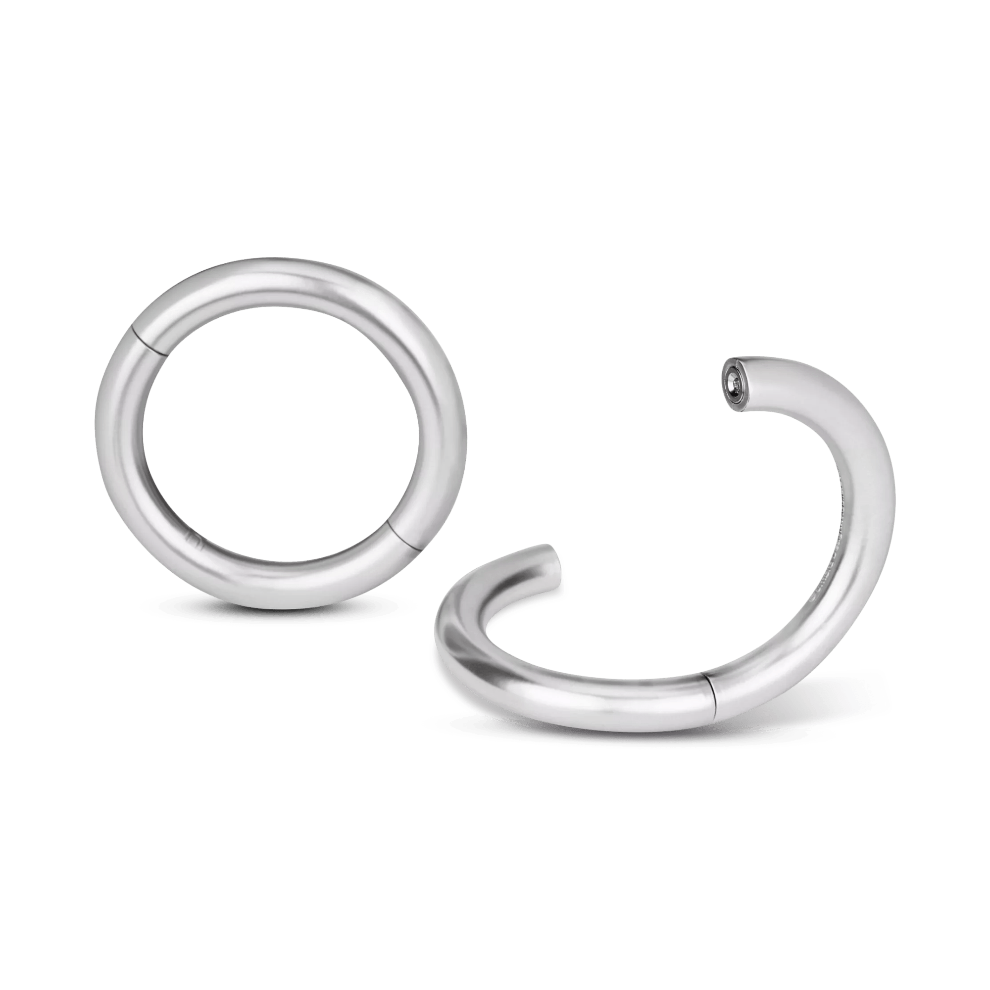 Brushed Nickel Set of 2 Magnetic Metal Holdbacks