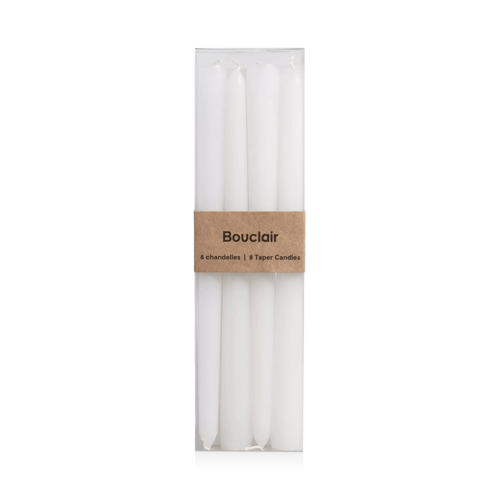 Paquet de 8 bougies fines