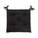 Coussin de chaise noir