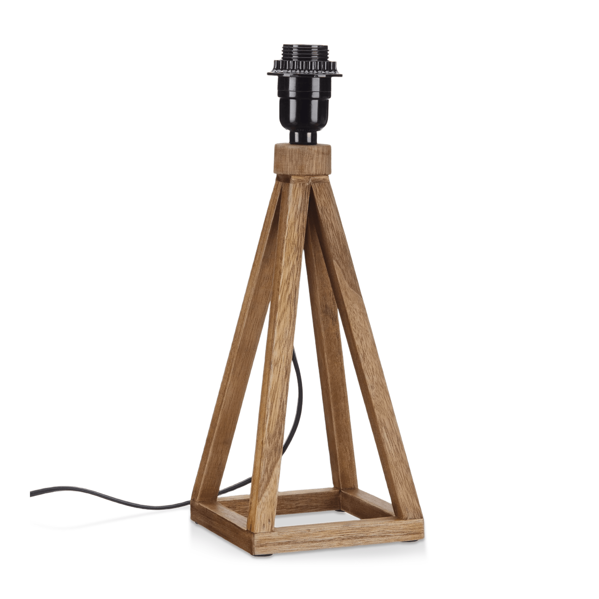 Wood Prism Lamp Base