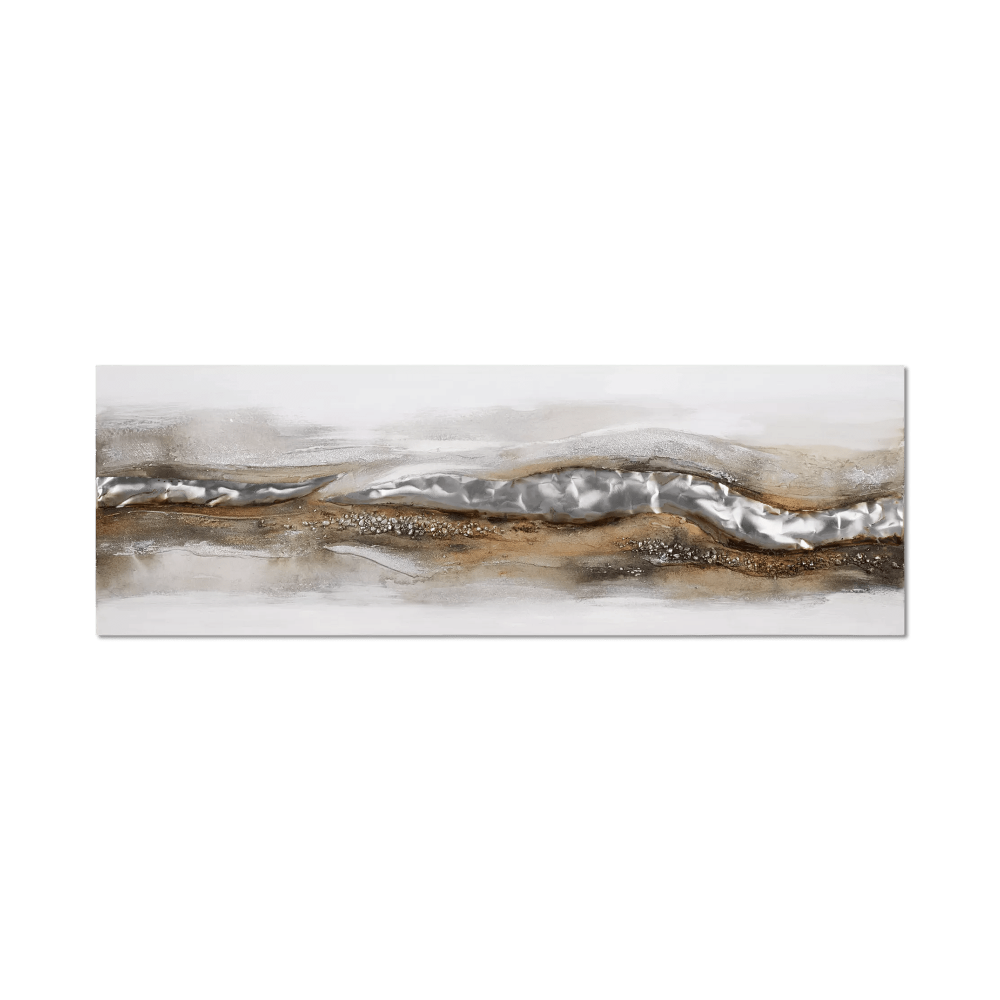 Tableau abstrait peint à l'huile