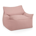 Grand fauteuil poire rose