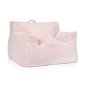 Pink Kids Furry Lounge Chair
