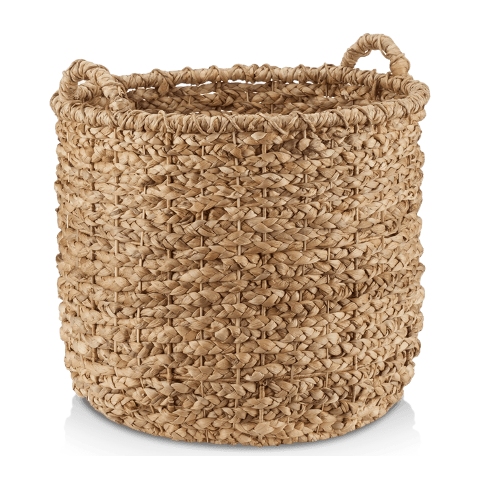 Panier en jacinthe tressée