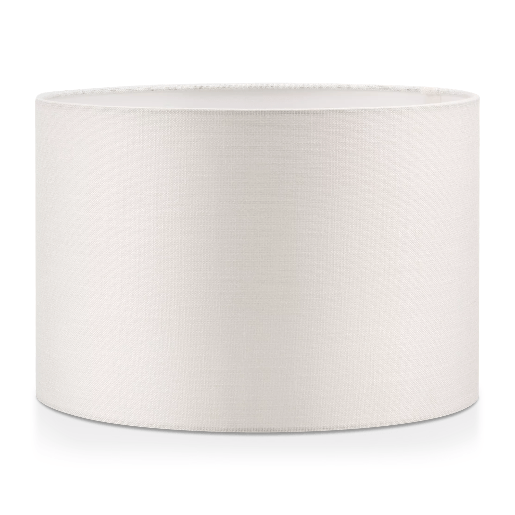 Off White Round Chita Fabric Lamp Shade