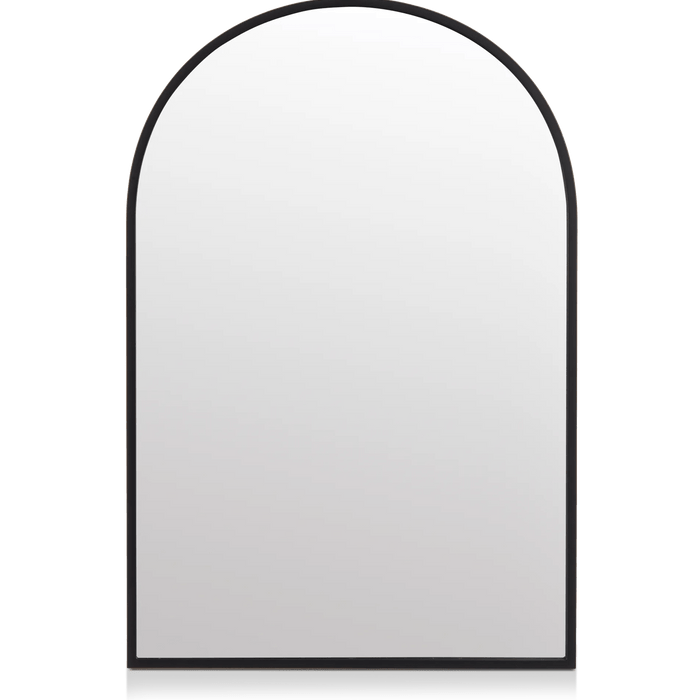 Miroir arqué noir
