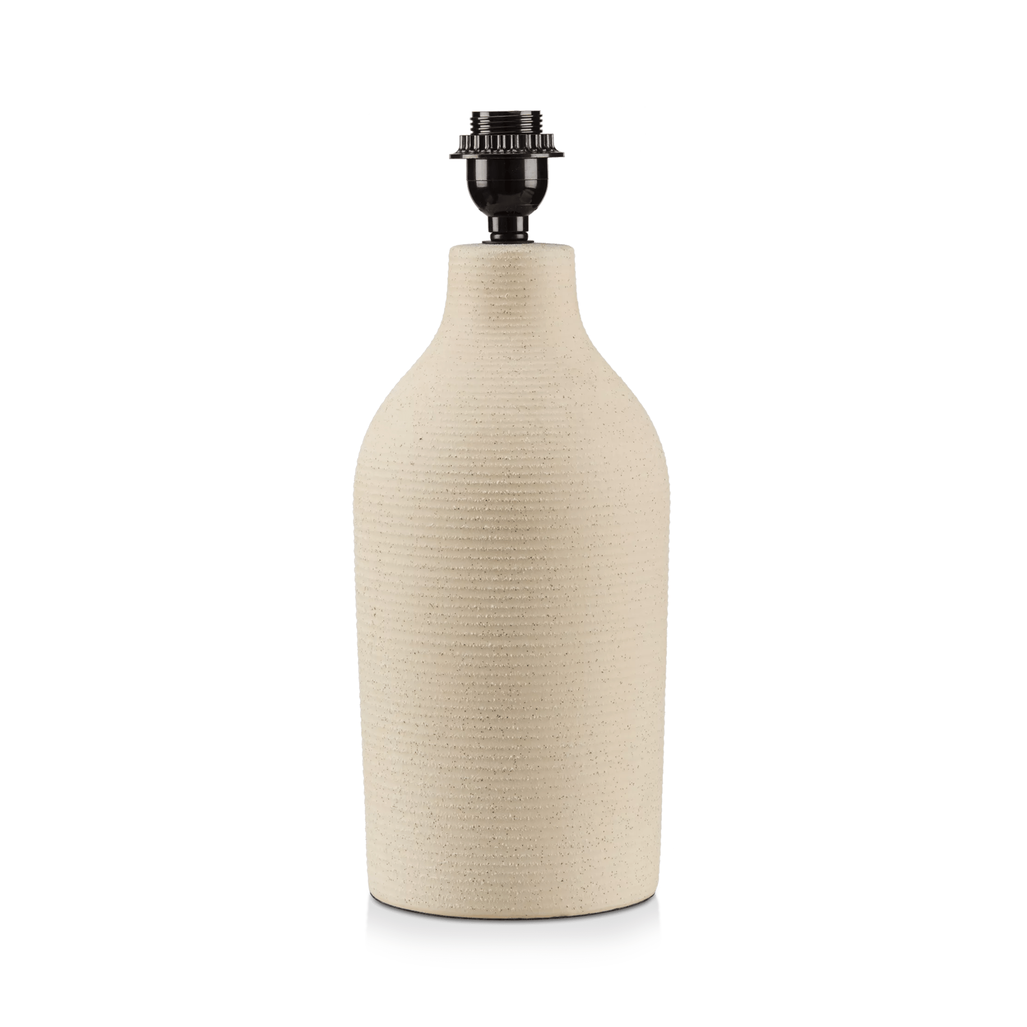 Base de lampe en céramique blanc