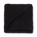 Black Lonny Woven Throw