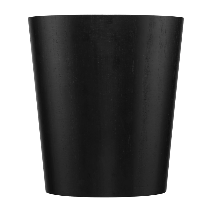 Corbeille en bois noir