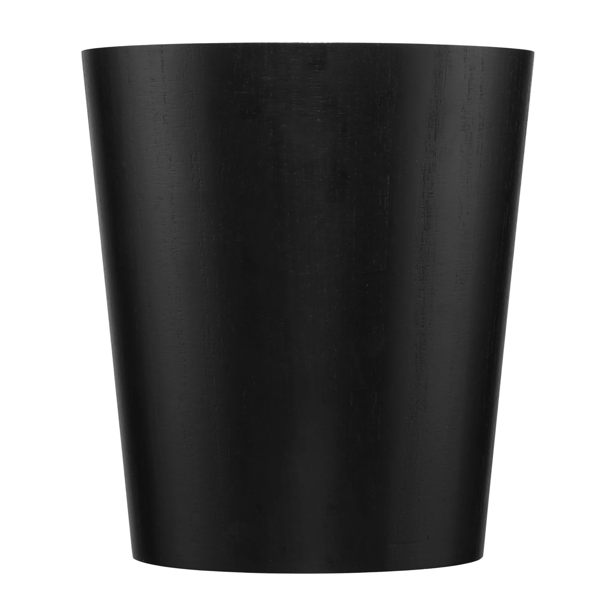 Corbeille en bois noir