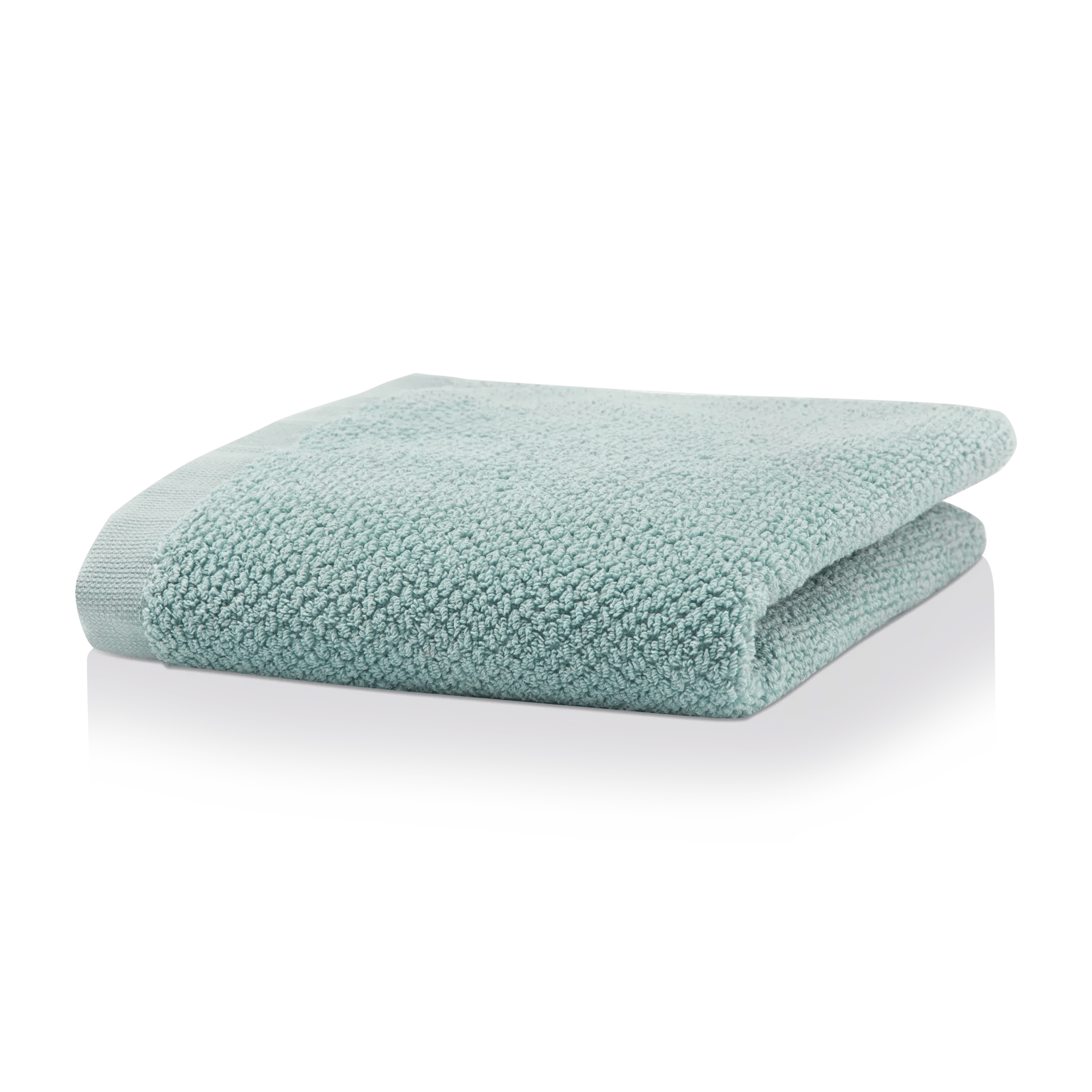 Aqua Textured Hand Towel