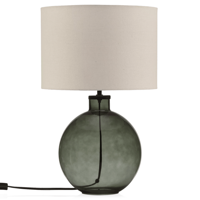Lampe de table en verre