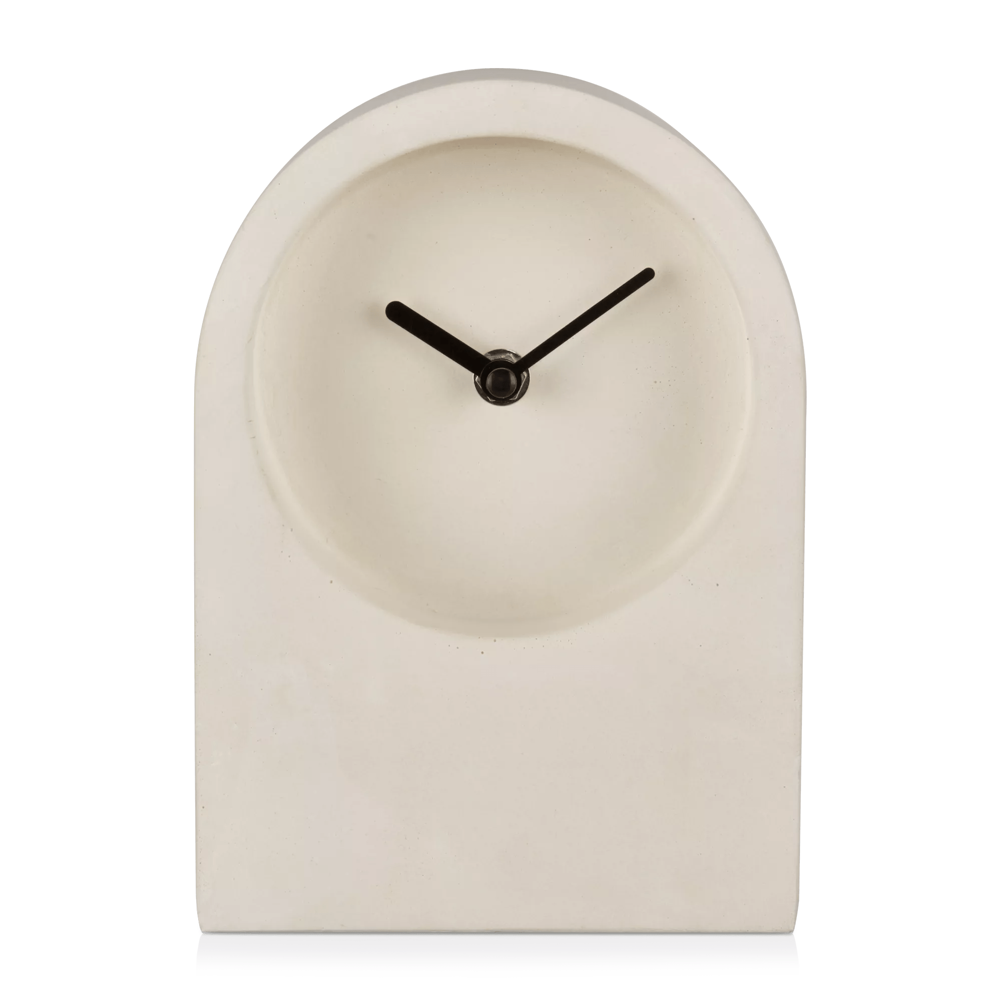 Horloge de table en ciment