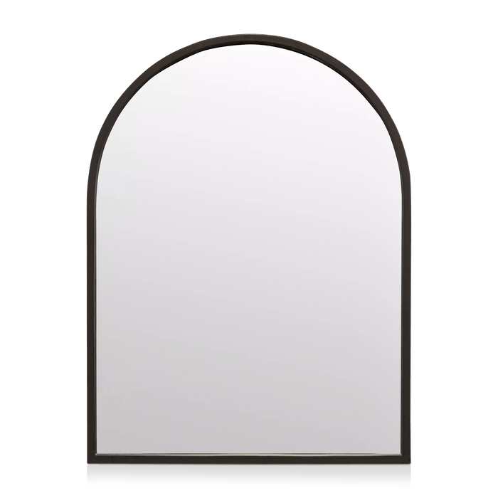 Miroir arqué noir