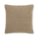 Coussin décoratif en bouclé Doodle beige
