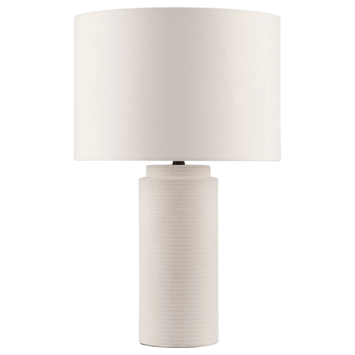 Lampe de table en céramique texturée