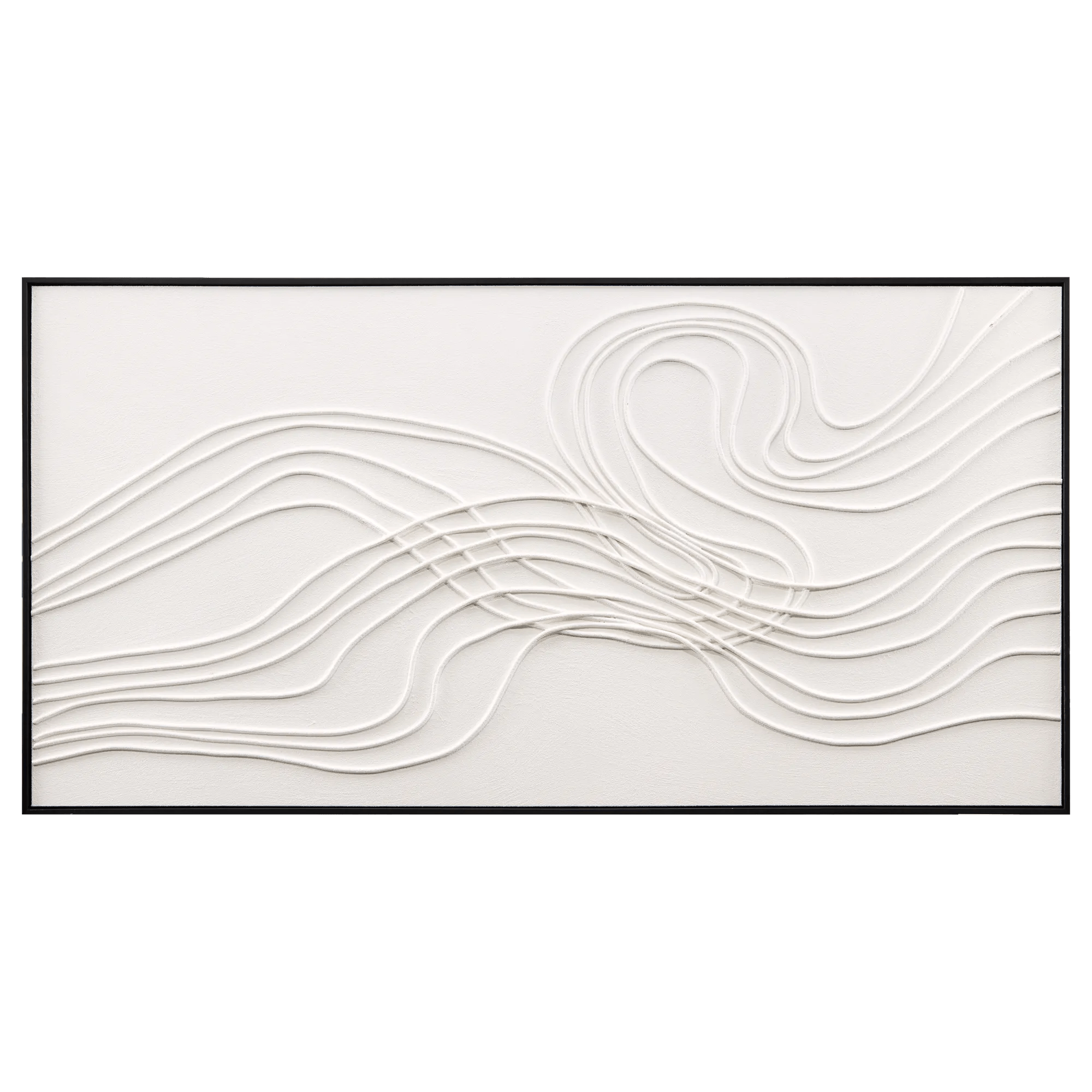 Tangled Lines Abstract Framed Art
