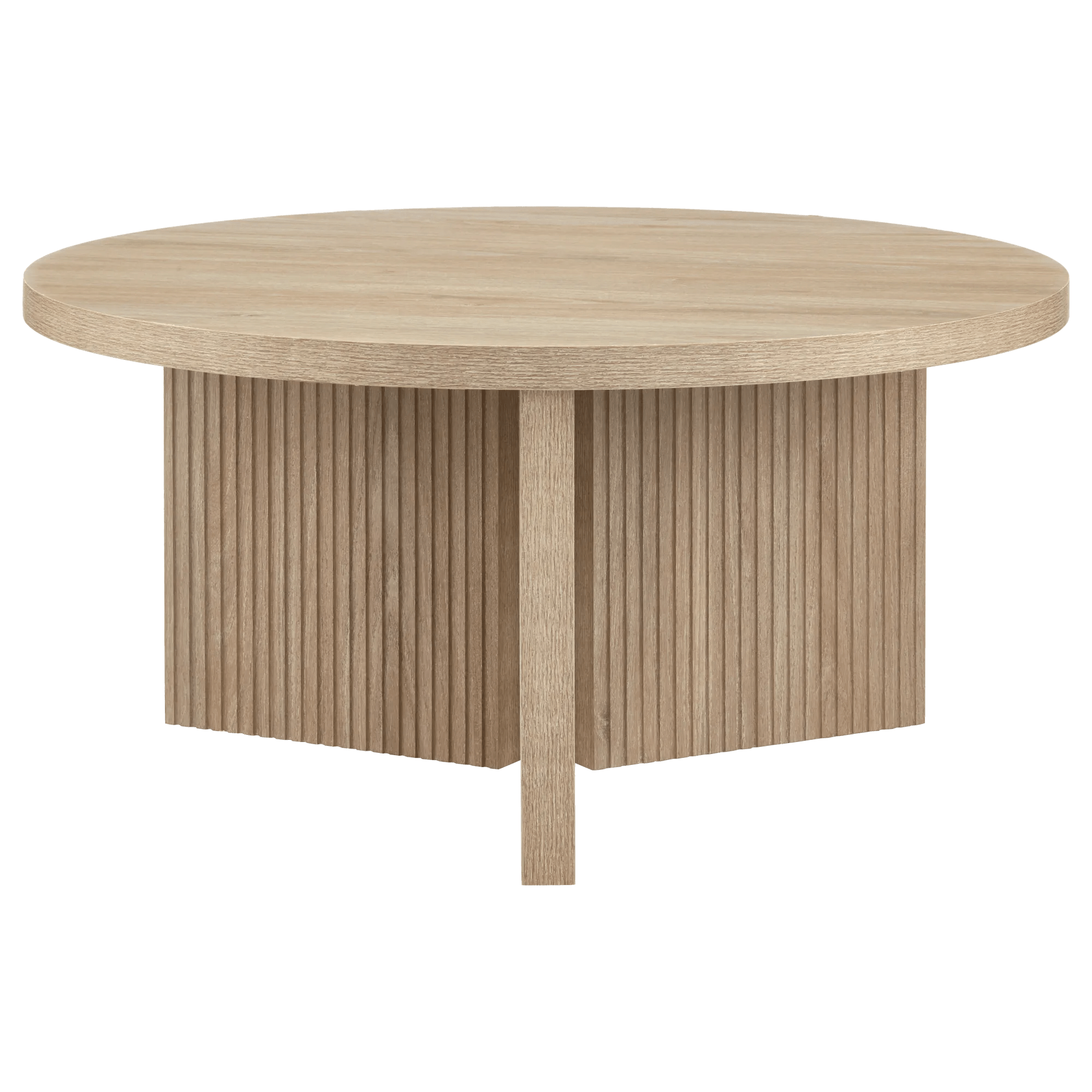 Table basse ronde en bois