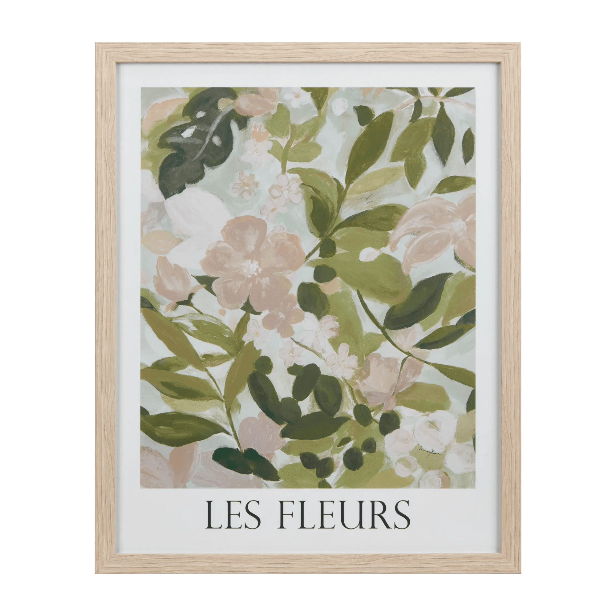 Cadre imprimé les fleurs