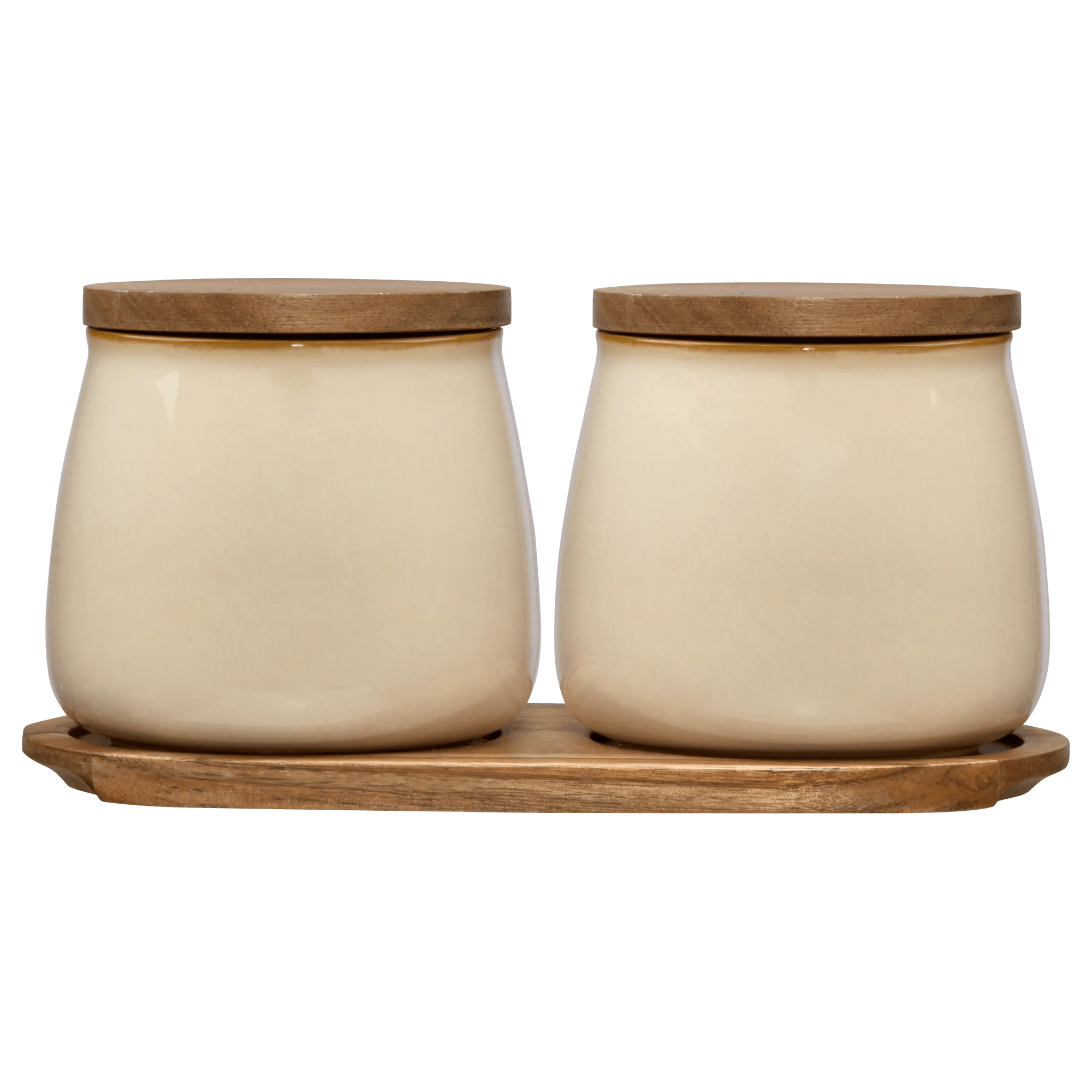 Ensemble de 2 pots en céramique