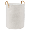 Panier à linge avec Boucle blanc