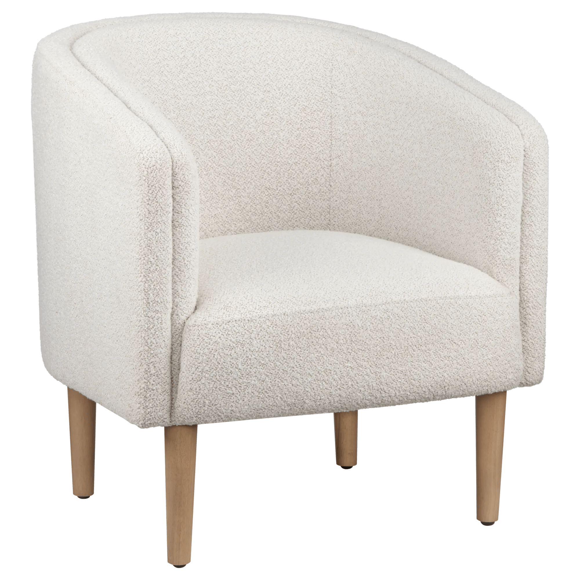 Chaise d'appoint en bois et en tissu