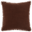 Coussin décoratif Taha brun
