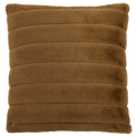 Brown Cougar Faux Fur Throw Pillow