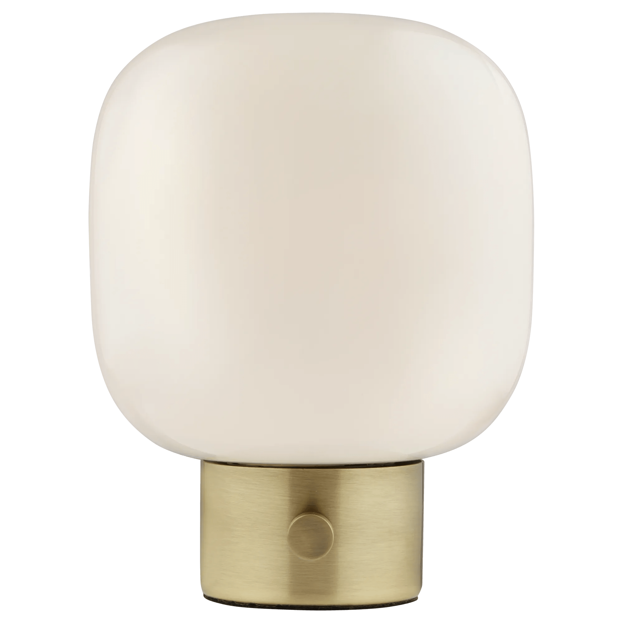 Glass and Metal Table Lamp