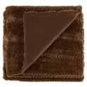 Brown Ellyn Faux Fur Throw