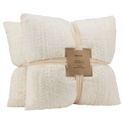 Ensemble de 2 coussins décoratifs Ellyn blanc cassé