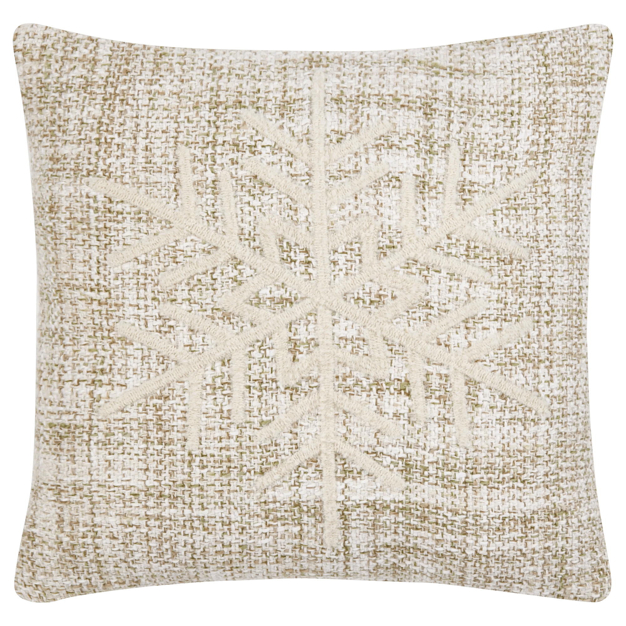 Helios Snowflake Decorative Pillow