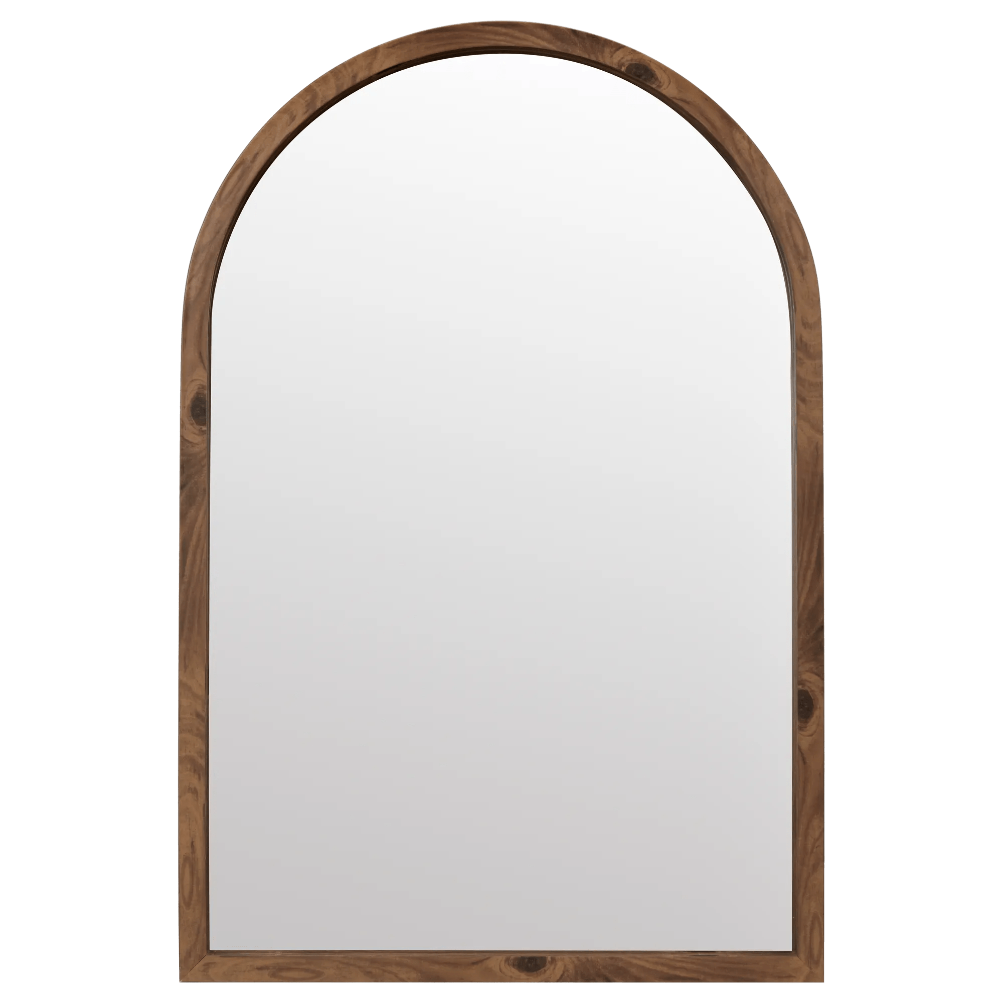 Miroir en arc en bois