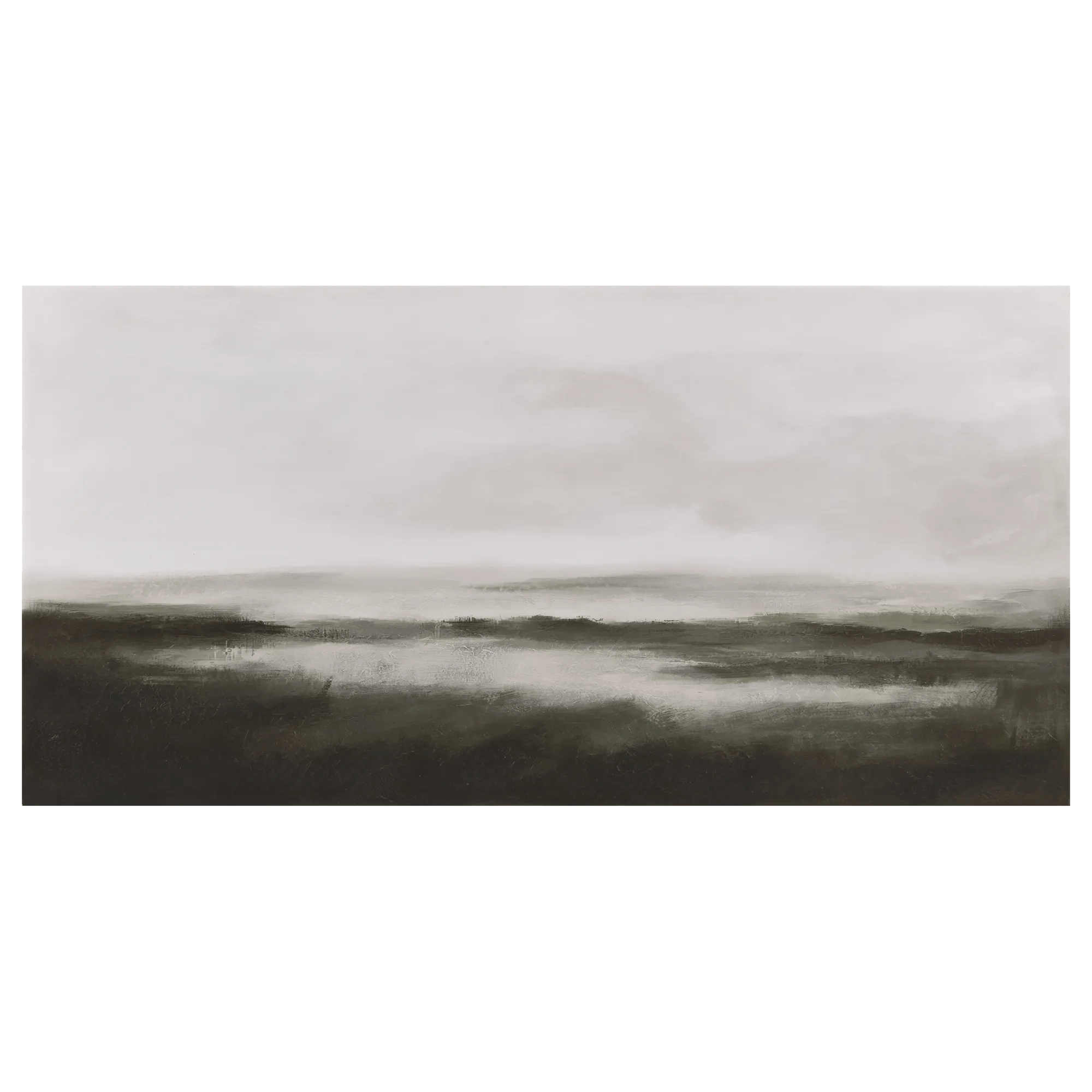 Art mural paysage naturel avec gel