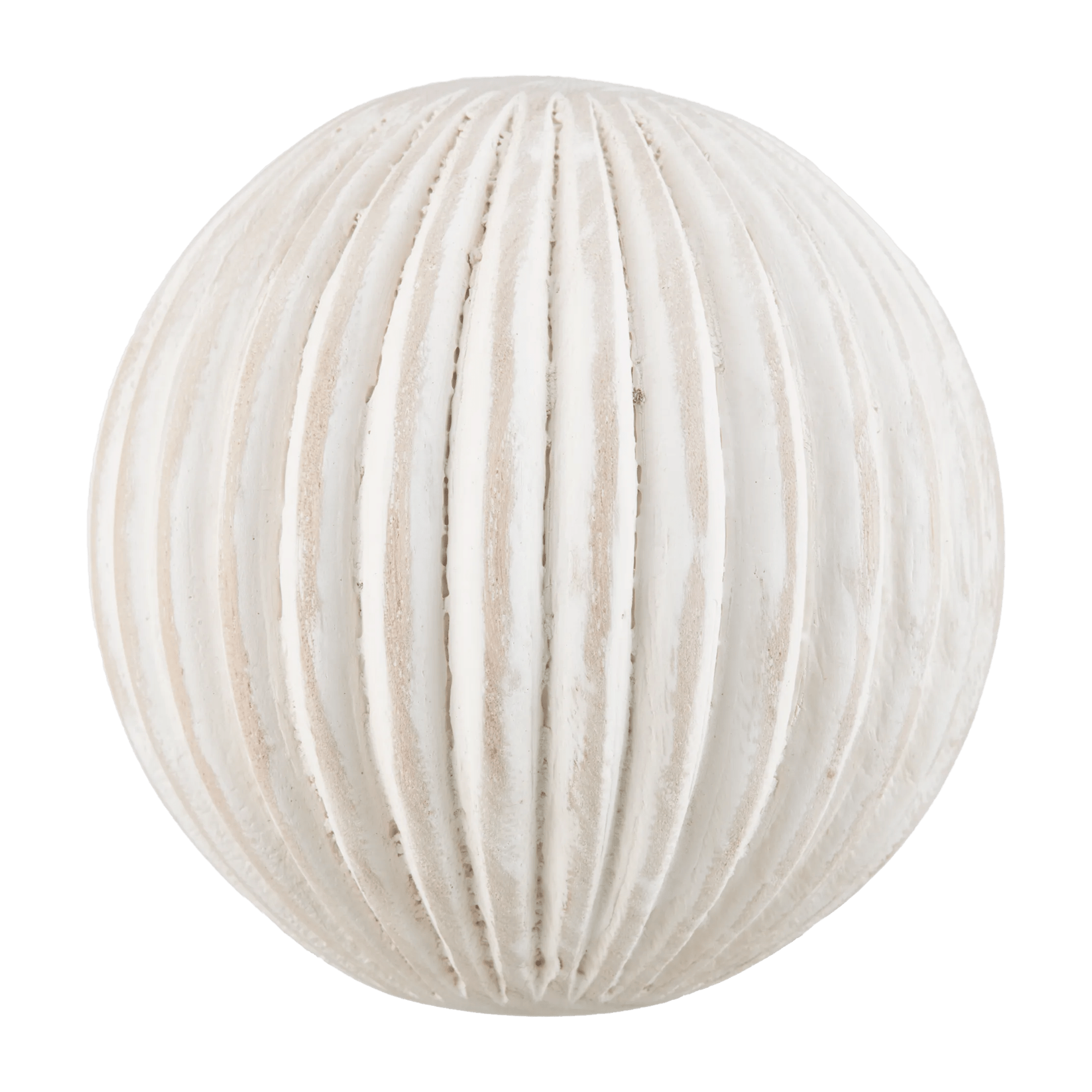 White Wood Deco Ball