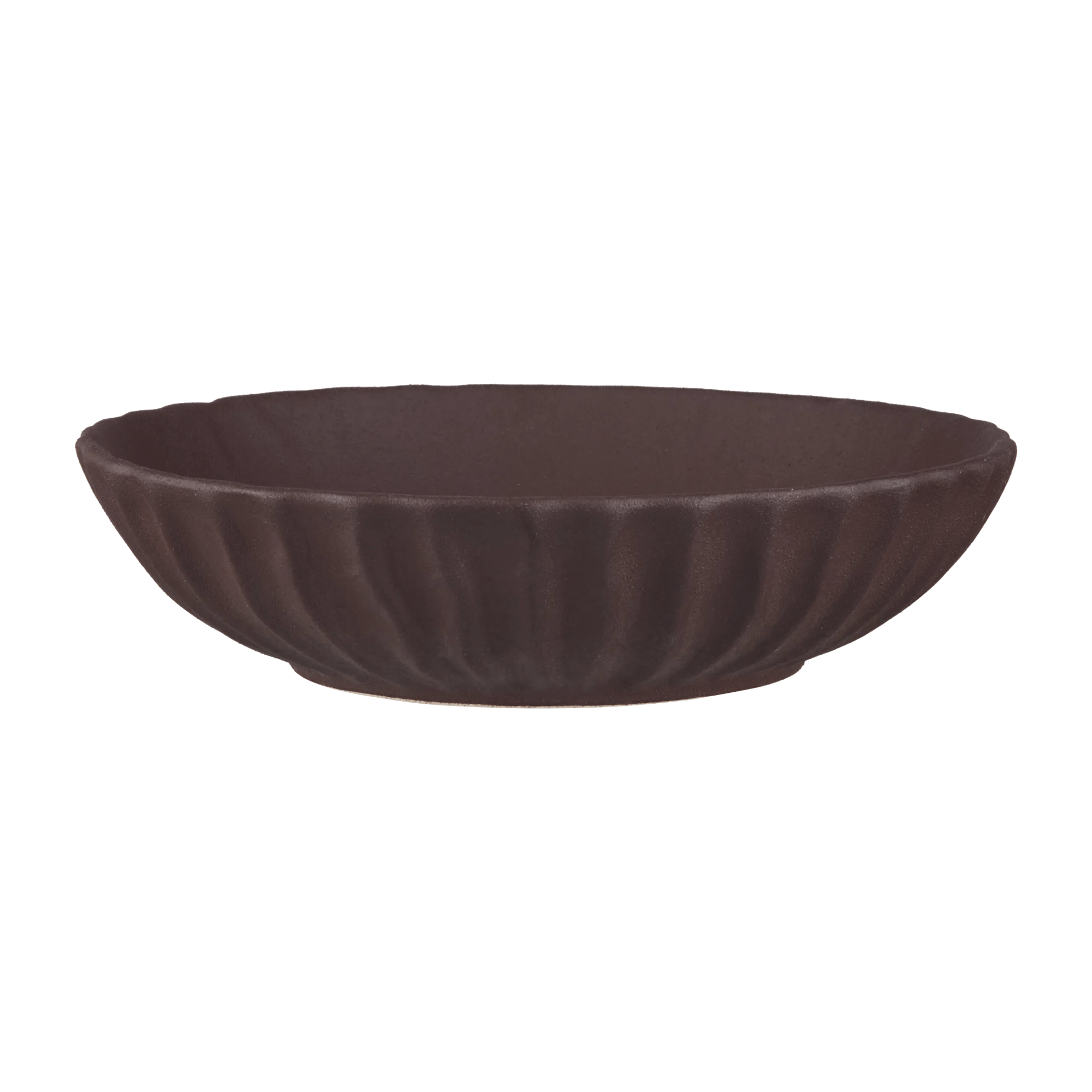 Ceramic Ribbed Bowl