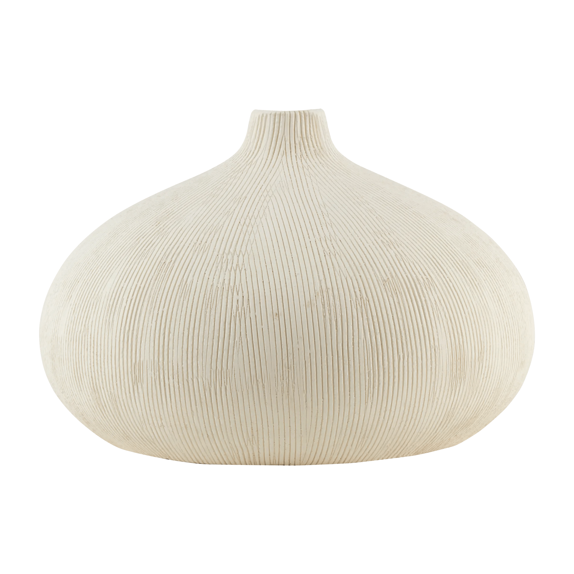 Low and Wide Ceramic Vase
