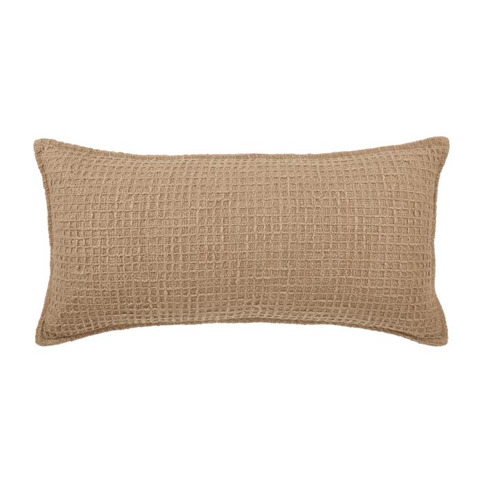 Nellie Neutral Textured Lumbar Pillow