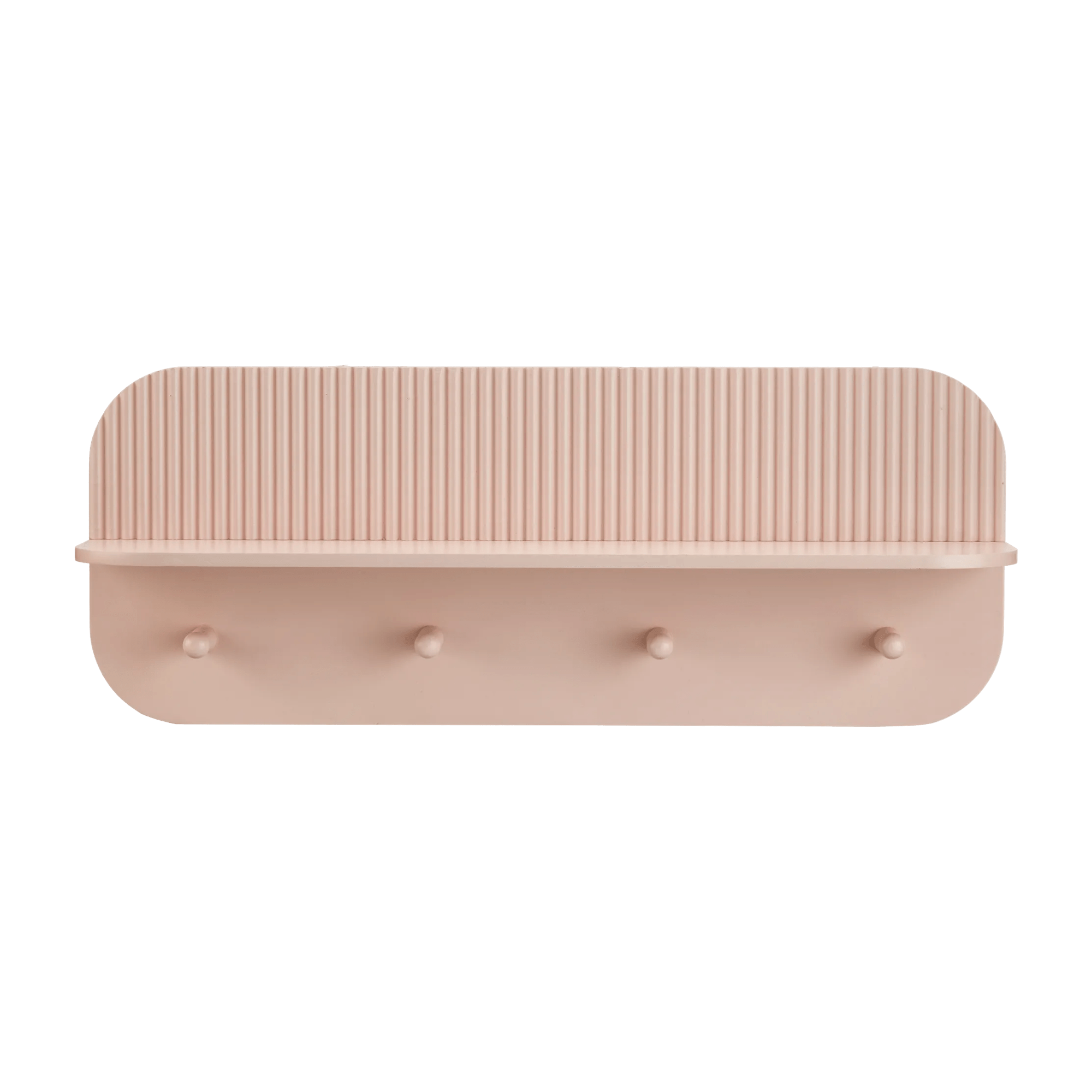 Wall Shelf with Hooks