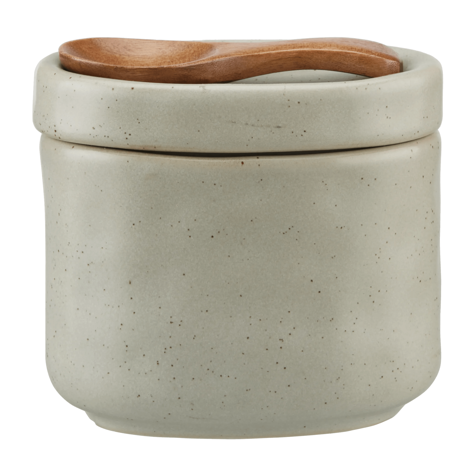 Jar with Wood Spoon
