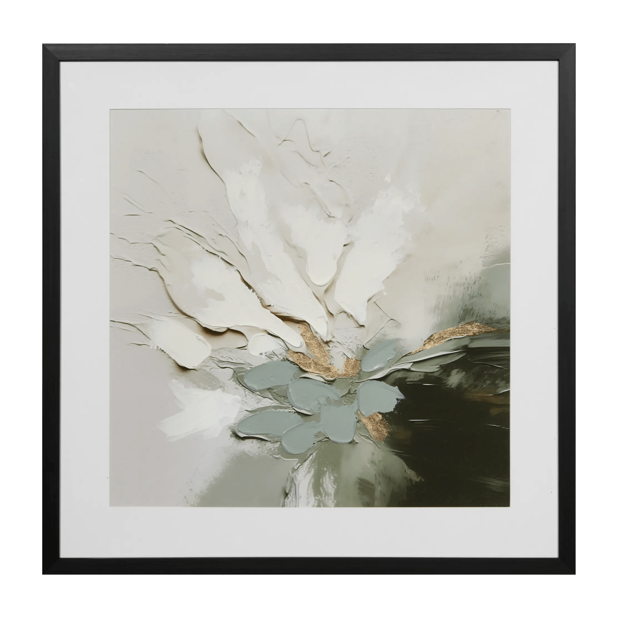 Tableau encadré peinture abstrait