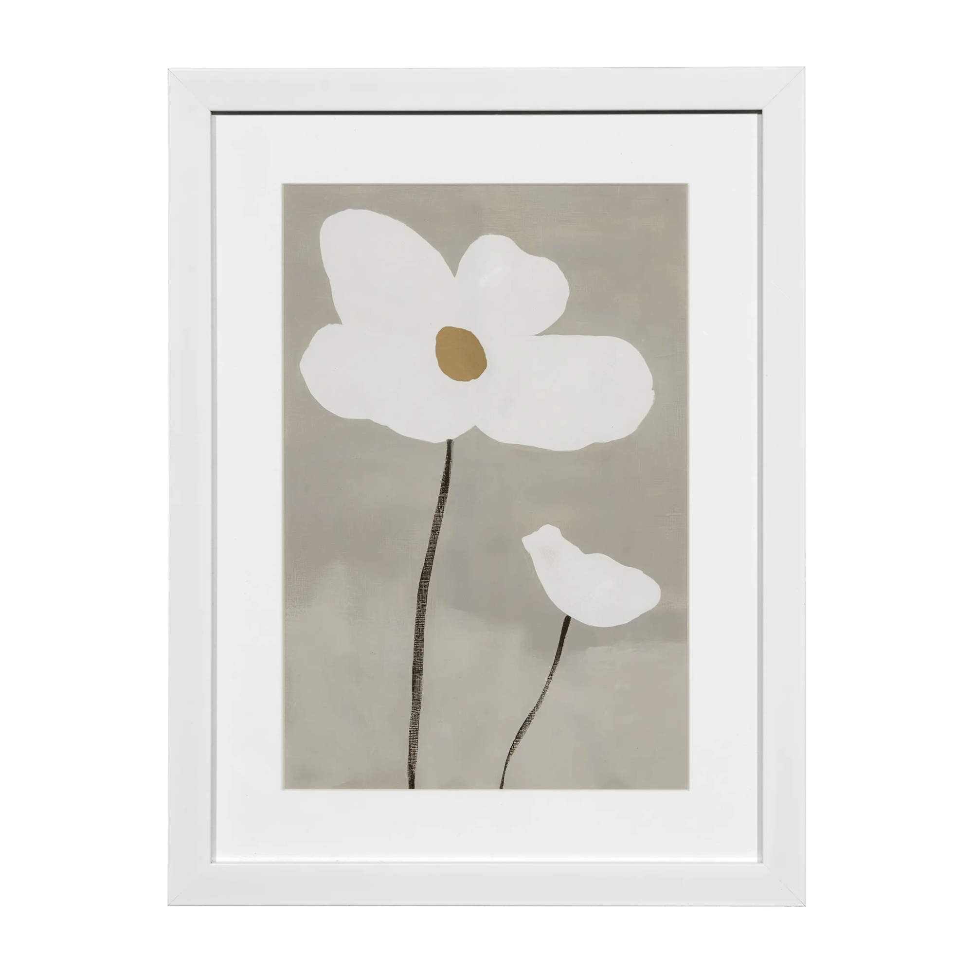 Simple Flower Framed Art