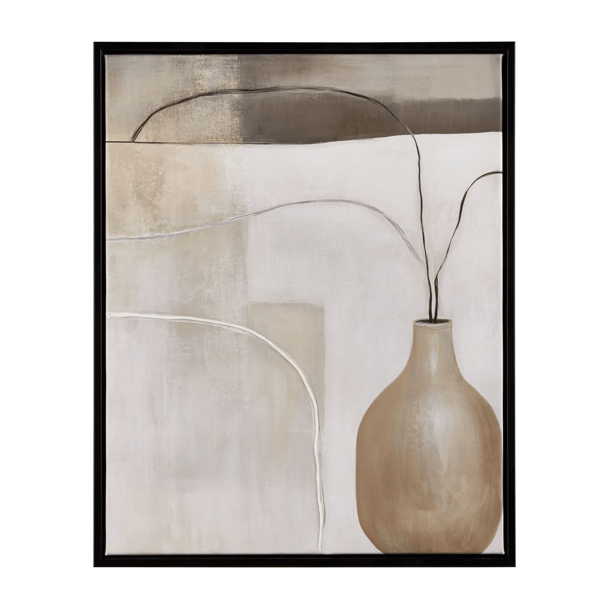 Cadre mural avec vase