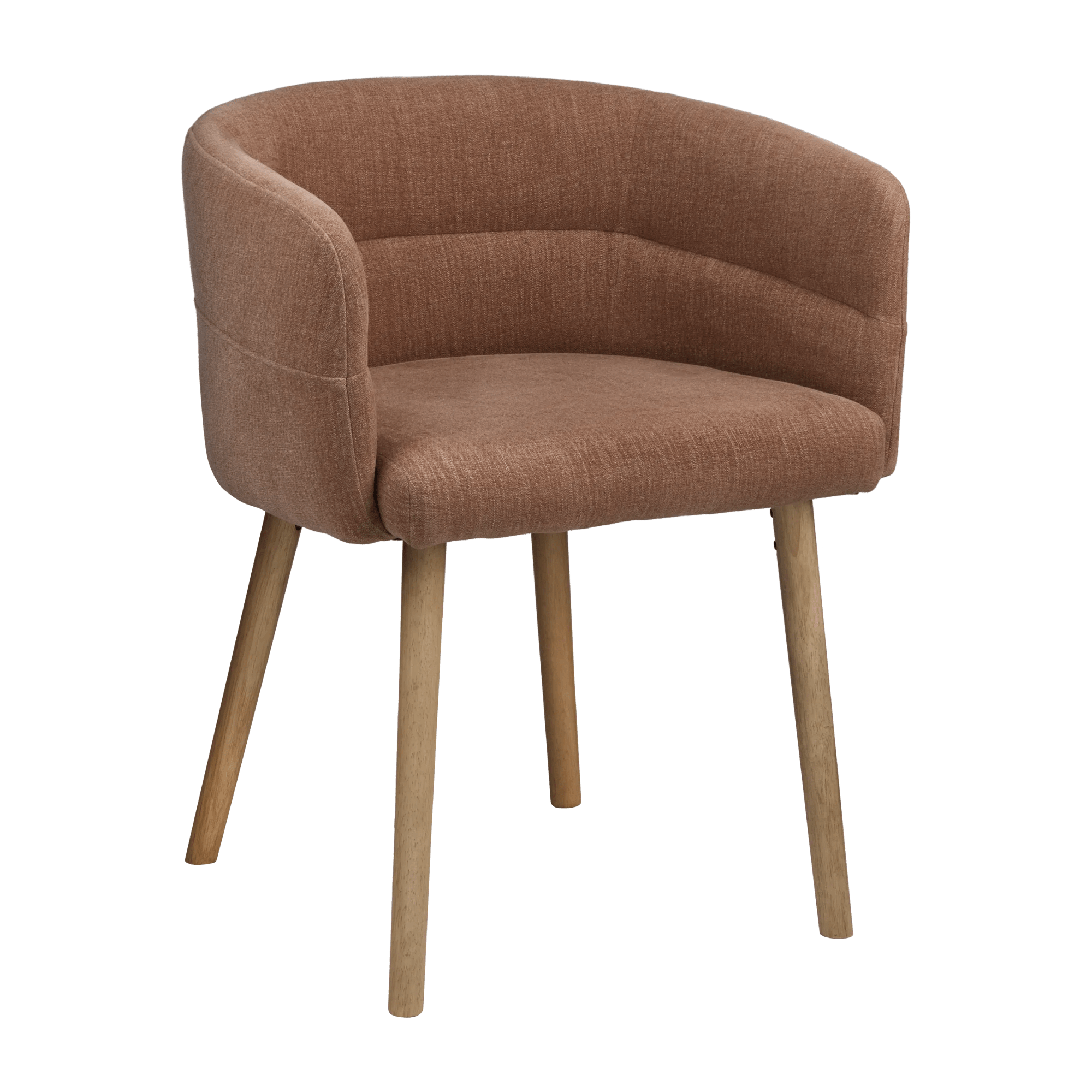 Chaise d'appoint en tissu et bois