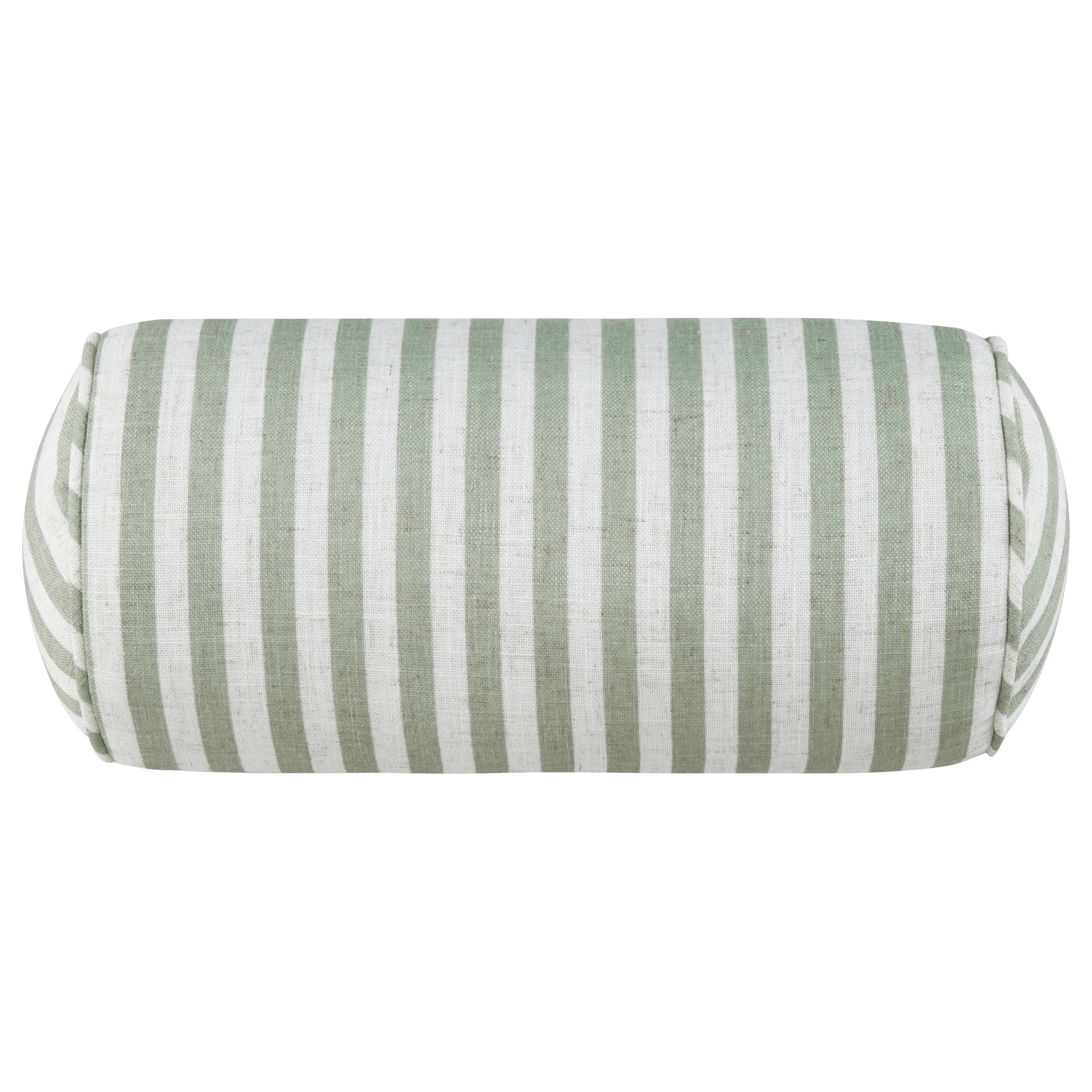 ILLA Green Striped Bolster Pillow