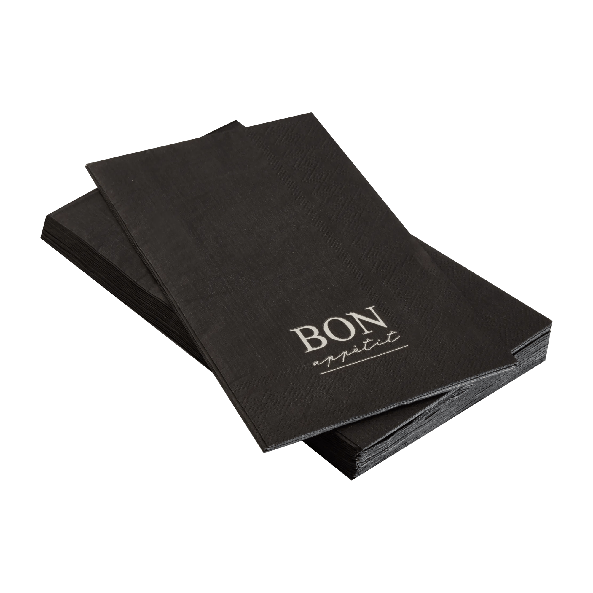 Serviettes papier « Bon Appétit » noir