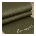 Chemin de table vert olive vert foncé